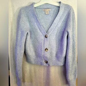 Long sleeve button up sweater Size:S